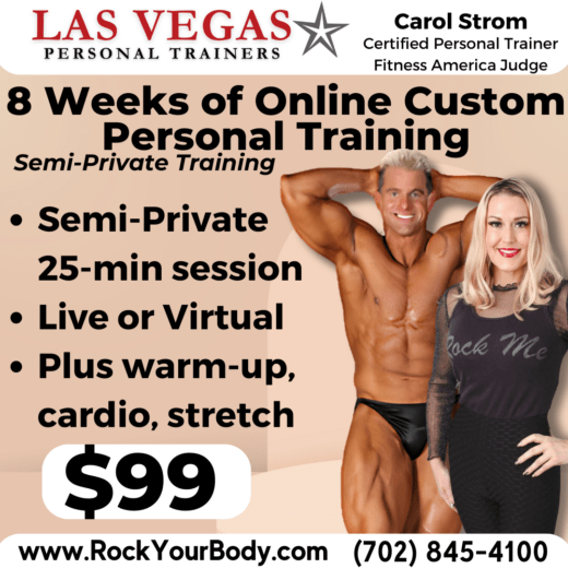 8 Weeks Online Semi-Private Custom Personal Training