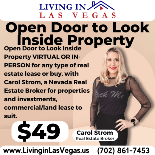 Open Door to Look Inside Property VIRTUAL OR IN-PERSON