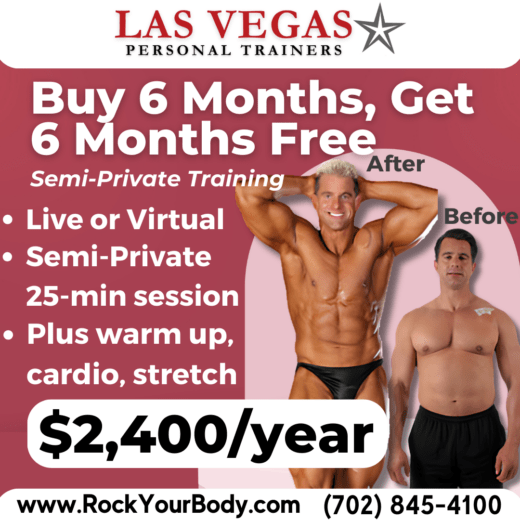 Semi-Private Training Buy 6 Months, Get 6 Months Free